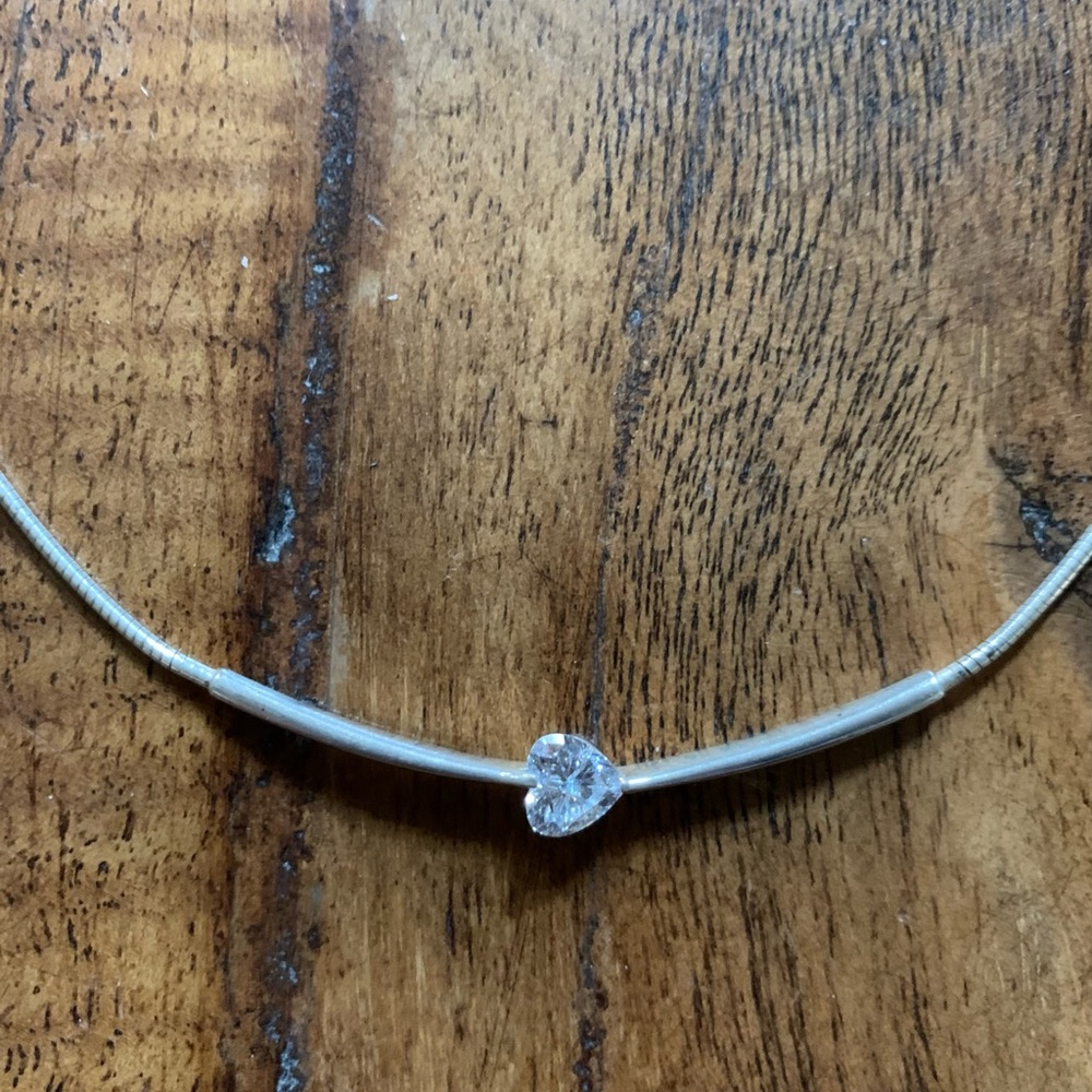 Heart CZ Necklace